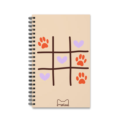 Libreta “Tic-Tac-Cat” (Smooth Spread)