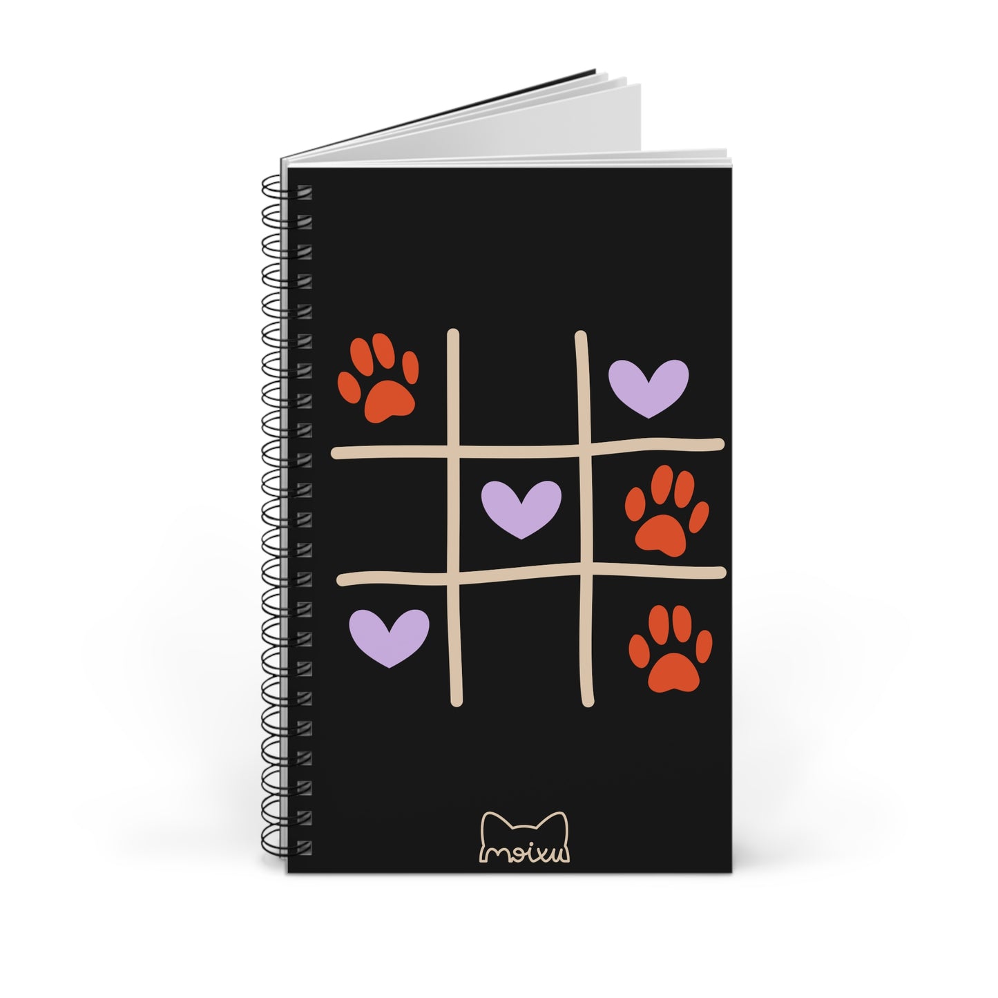 Libreta “Tic-Tac-Cat” (Negro)