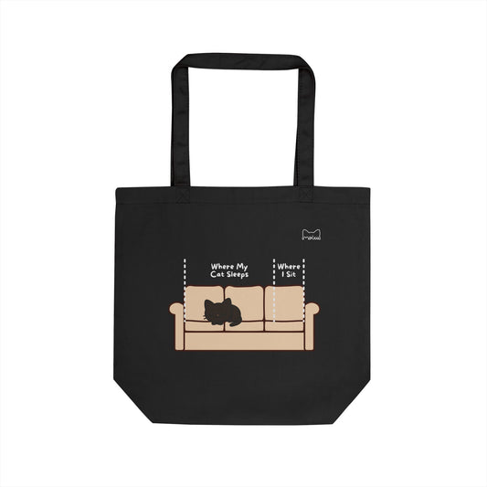 Tote Bag Algodón Orgánico “My cat’s space”
