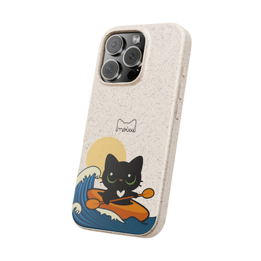 Funda iPhone 11–17 | Carcasa Sostenible Biodegradable para iPhone | “Kayak”