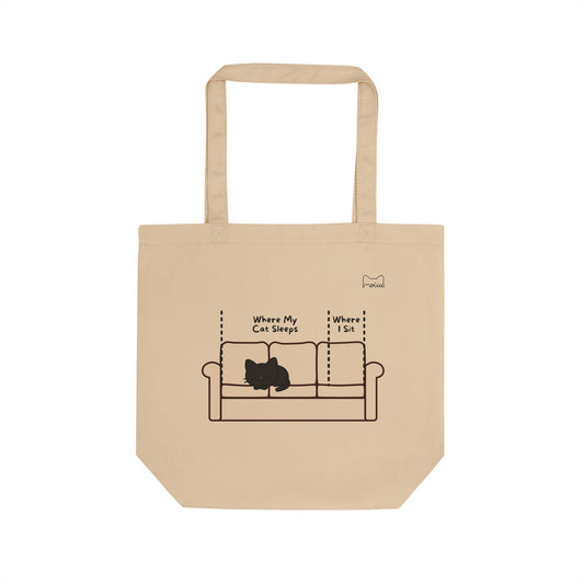 Tote Bag Algodón Orgánico “My cat’s space”