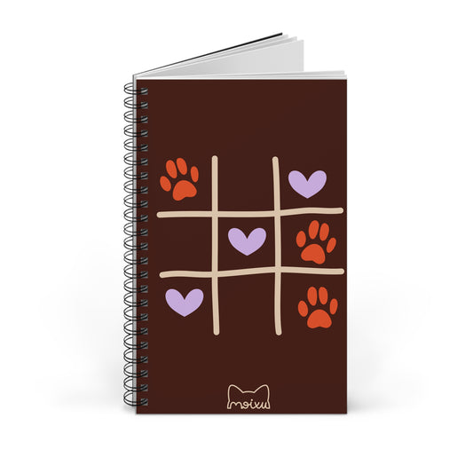 Libreta “Tic-Tac-Cat” (Cocoa Crunch)