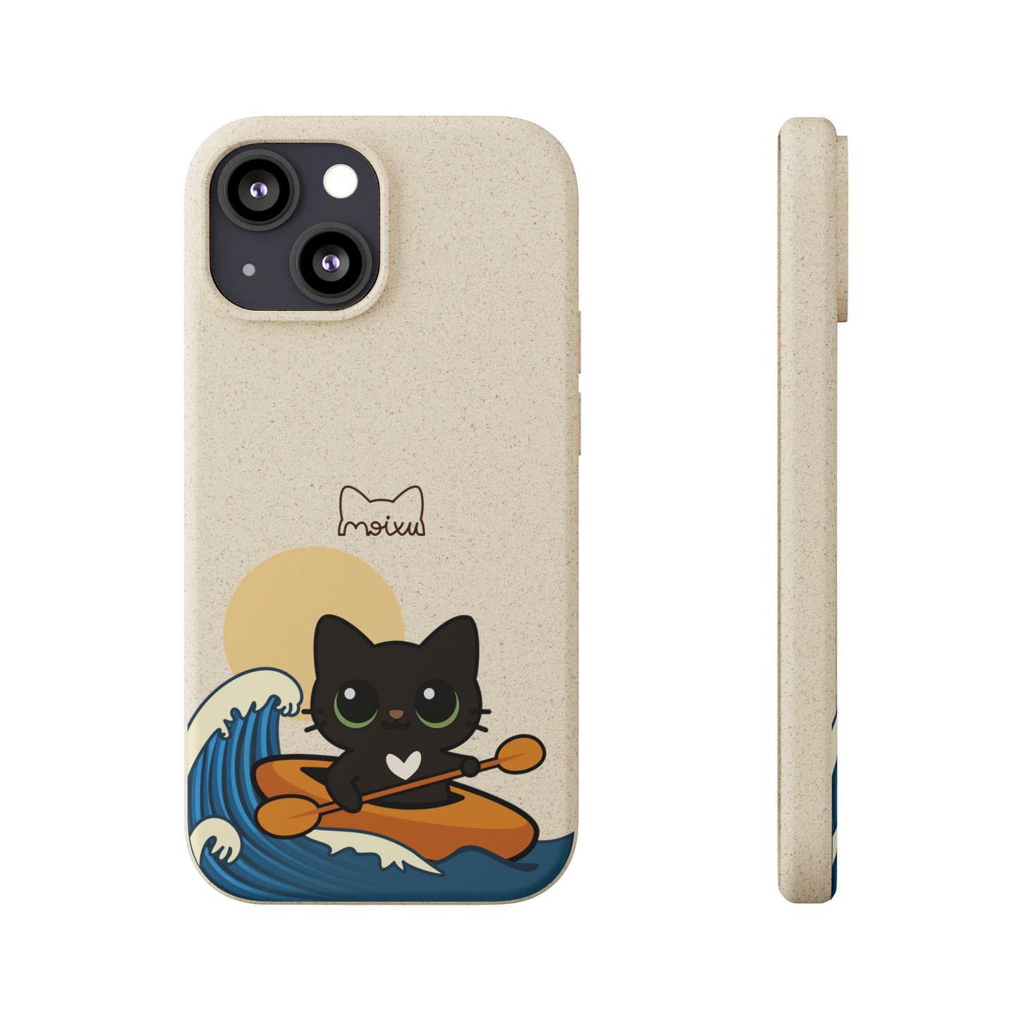 Funda iPhone 11–17 | Carcasa Sostenible Biodegradable para iPhone | “Kayak”